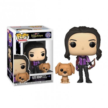FUNKO POP! TELEVISION - HAWKEYE POP & BUDDY - KATE BISHOP W/LUCKY THE PIZZA 1212